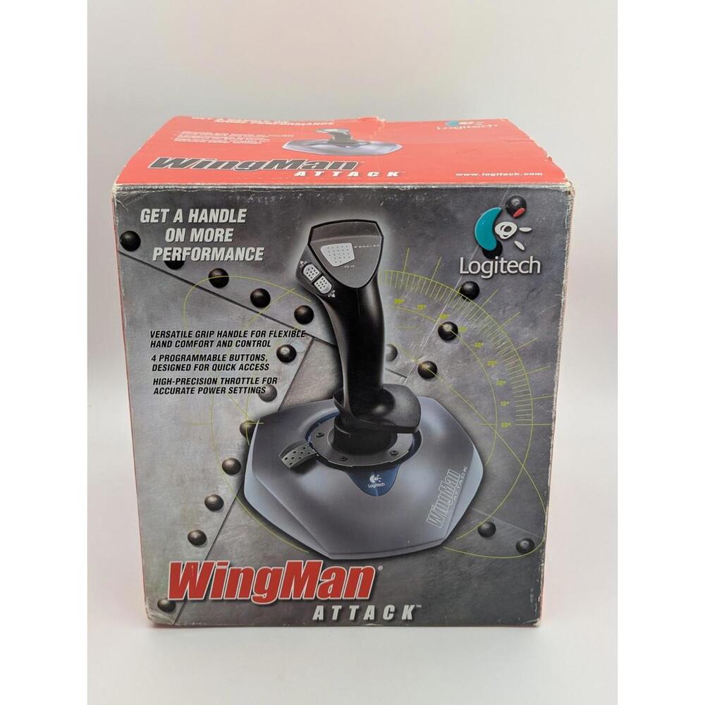 Logitech Wingman Attack Gaming Joystick Flight Simulation Controller - Open Box